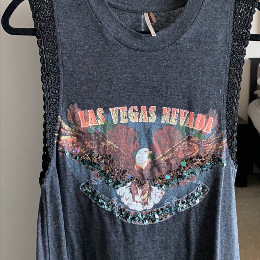 Free People graphic tank
